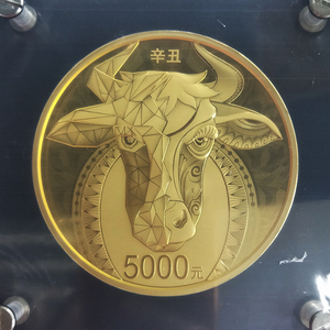 2021 ox 500g gold coin