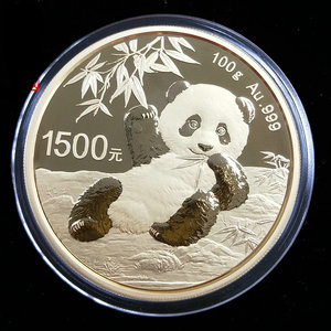 2020 panda 100g gold coin