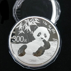 2020 panda 1kg silver coin