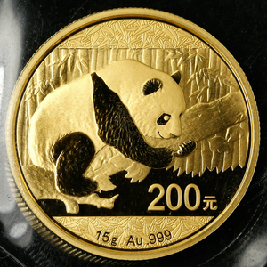 2016 panda 15g gold coin