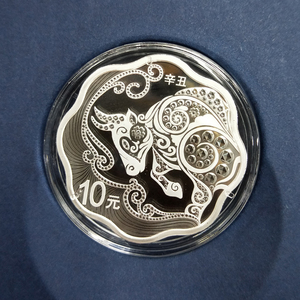 2021 ox 30g scallop silver coin