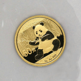 2017 panda 3g gold coin