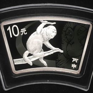 2016 monkey 1oz fan silver coin