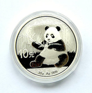 2017 panda 30g silver coin